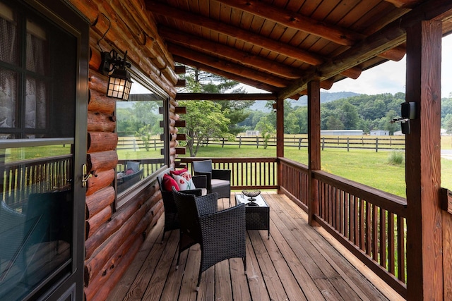 35 Bottom Rd S, Raphine, VA 24472 - view of deck