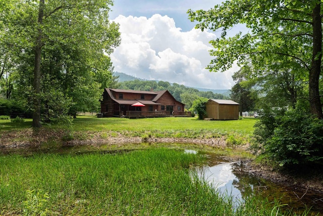 35 Bottom Rd S, Raphine, VA 24472 - view of grassy yard with a shed