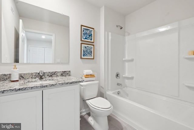 115 Rae Ct, Luray, VA 22835 - bathroom with vanity,  shower combination, and tile patterned floors