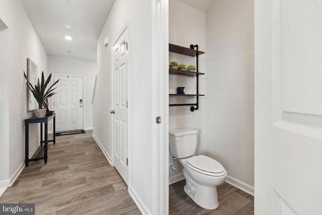 115 Rae Ct, Luray, VA 22835 - hallway featuring light wood finished floors and baseboards