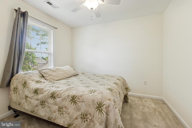 12224 Stonehenge Dr, Fredericksburg, VA 22407 - carpeted bedroom with baseboards and a ceiling fan