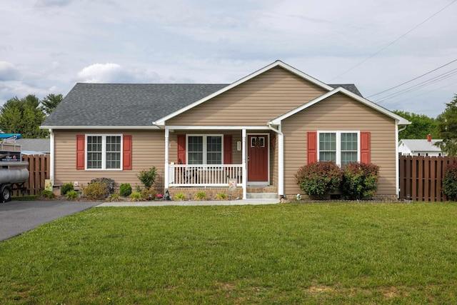 300 8th St, Grottoes, VA 24441 - view of front of house featuring a porch and roof with shingles