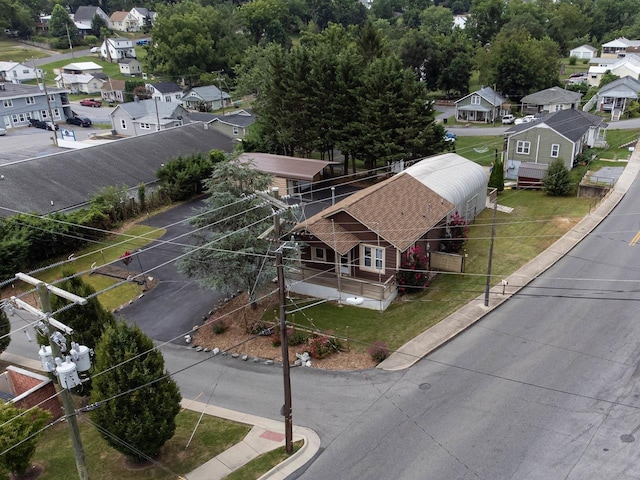 drone / aerial view featuring a residential view
