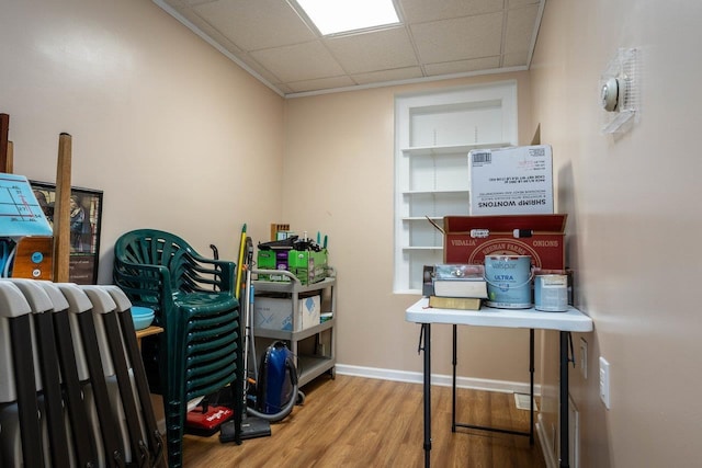 view of storage room