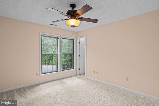 47 Marwood Dr, Palmyra, VA 22963 - unfurnished room with carpet flooring, ceiling fan, and a textured ceiling