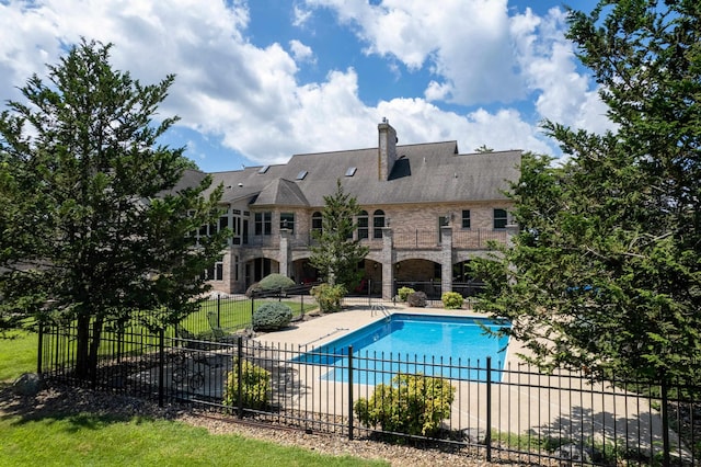 5090 Springhouse Cir, Rockingham, VA 22802 - view of swimming pool featuring fence, a fenced in pool, and a patio area