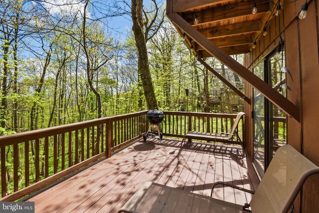 195 White Oak Dr, Roseland, VA 22967 - view of wooden terrace