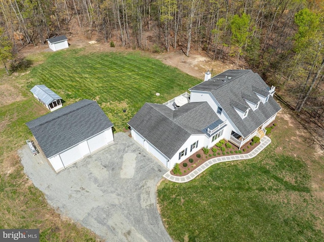  - view from above of property