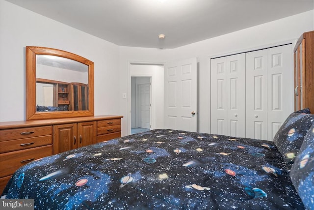  - bedroom with a closet
