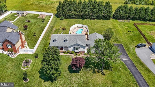 12219 Glade Dr, Fredericksburg, VA 22407 - aerial view of property and surrounding area with a pool