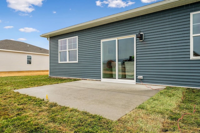 14767 Green View Dr, Elkton, VA 22827 - back of property featuring a patio area and a lawn