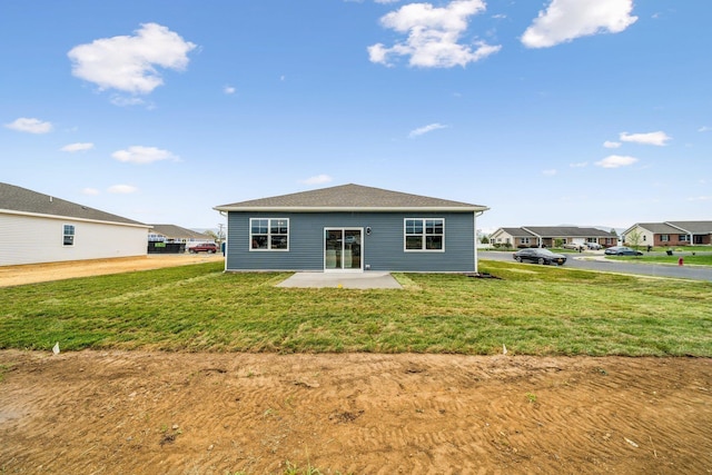 14767 Green View Dr, Elkton, VA 22827 - rear view of property featuring a patio area and a lawn