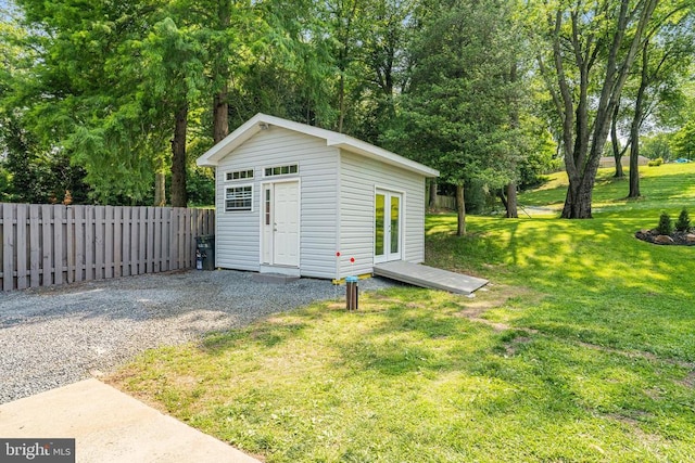  - view of outbuilding