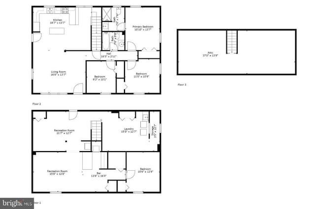  - view of floor plan / room layout