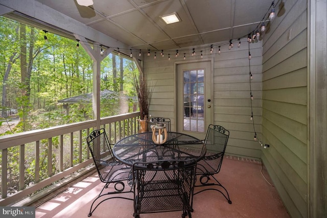 302 Gold Valley Rd, Locust Grove, VA 22508 - sunroom with outdoor dining area