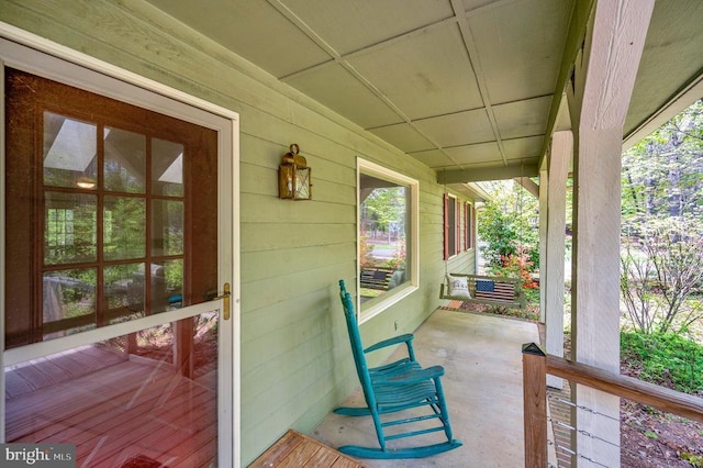 302 Gold Valley Rd, Locust Grove, VA 22508 - view of patio featuring covered porch