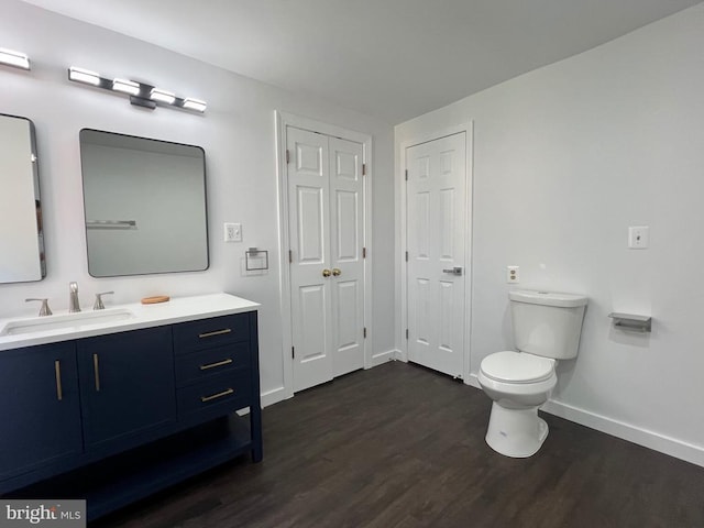 9872 Red Hill Rd, Spotsylvania, VA 22553 - bathroom featuring wood finished floors and vanity