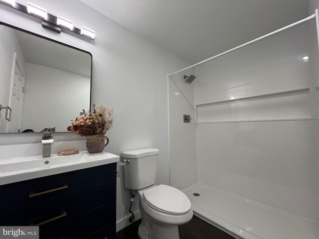 9872 Red Hill Rd, Spotsylvania, VA 22553 - bathroom featuring vanity and tiled shower
