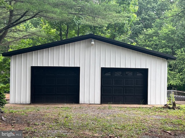 9872 Red Hill Rd, Spotsylvania, VA 22553 - view of detached garage