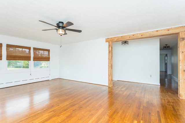 871 Kent Rd, Waynesboro, VA 22980 - unfurnished room with ceiling fan and wood finished floors