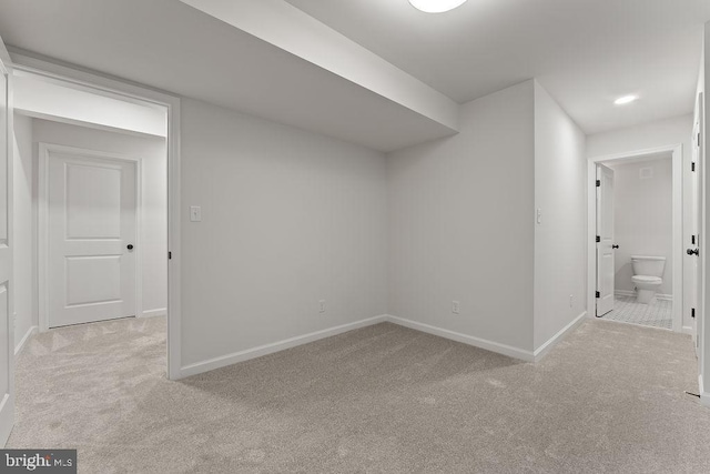 5831 Stubbs Bridge Rd, Mineral, VA 23117 - basement featuring carpet floors and baseboards