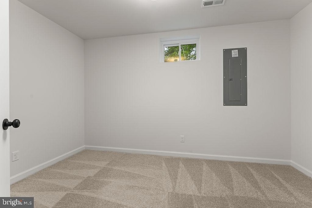 5831 Stubbs Bridge Rd, Mineral, VA 23117 - carpeted spare room featuring electric panel and baseboards