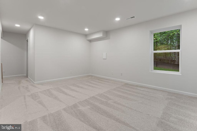 5831 Stubbs Bridge Rd, Mineral, VA 23117 - carpeted spare room with recessed lighting and baseboards