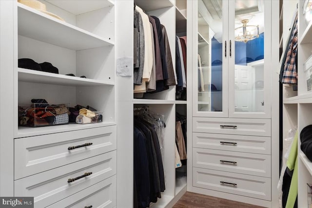 519 Cardinal Ln, Warrenton, VA 20186 - walk in closet with wood finished floors
