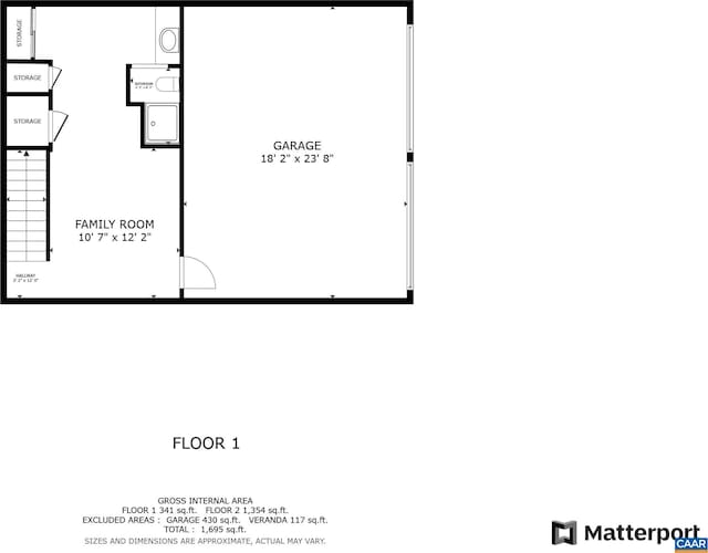 609 Jefferson Dr, Palmyra, VA 22963 - floor plan