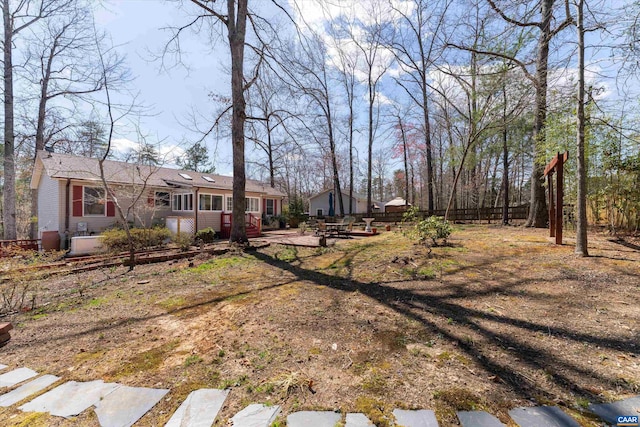 609 Jefferson Dr, Palmyra, VA 22963 - view of yard featuring a patio