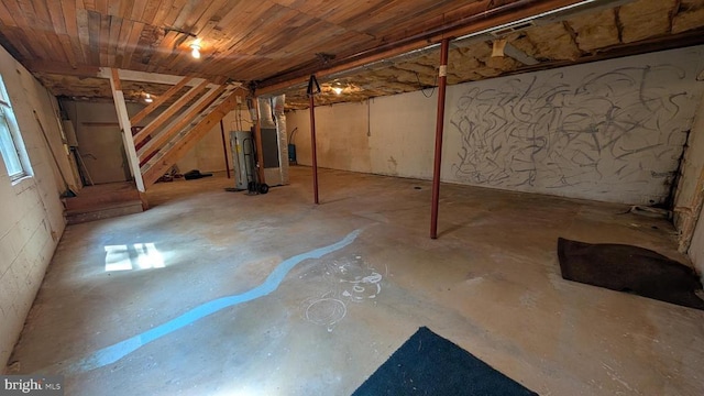 400 Laurel Dr, Madison, VA 22727 - below grade area with water heater
