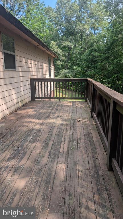 400 Laurel Dr, Madison, VA 22727 - view of wooden deck