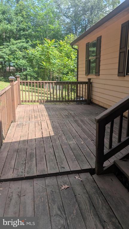 400 Laurel Dr, Madison, VA 22727 - view of wooden deck