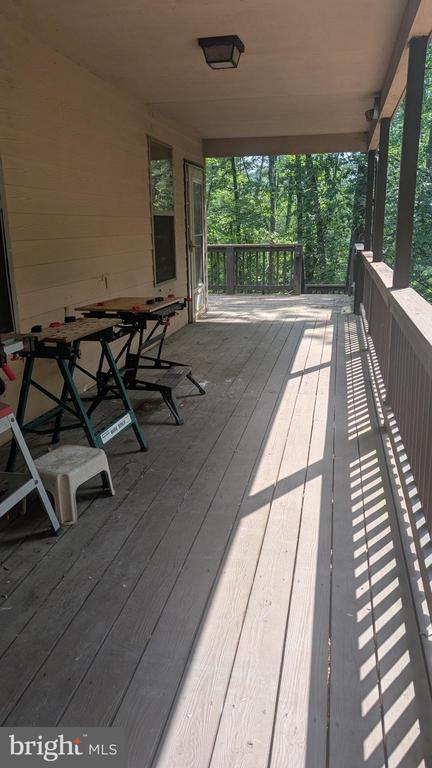 400 Laurel Dr, Madison, VA 22727 - view of deck