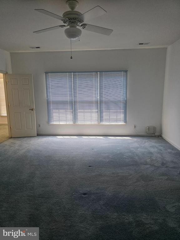 11206 Lynchburg Dr, Fredericksburg, VA 22407 - spare room featuring carpet floors and a ceiling fan