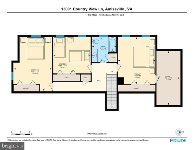 13001 Country View Ln, Amissville, VA 20106 - view of floor plan / room layout