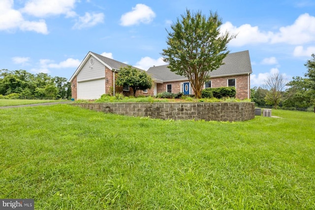 13001 Country View Ln, Amissville, VA 20106 - view of front facade with brick siding and a garage