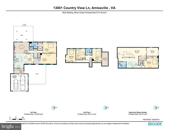13001 Country View Ln, Amissville, VA 20106 - view of home floor plan