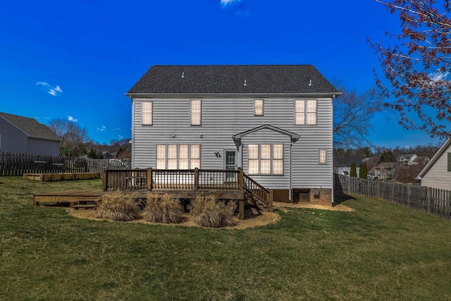 30 Sir Robin Rd, Waynesboro, VA 22980 - back of property featuring a wooden deck