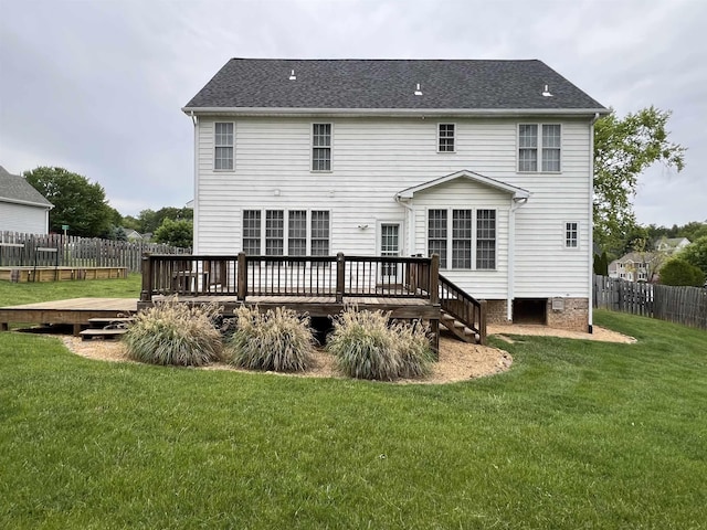 30 Sir Robin Rd, Waynesboro, VA 22980 - back of property featuring a wooden deck