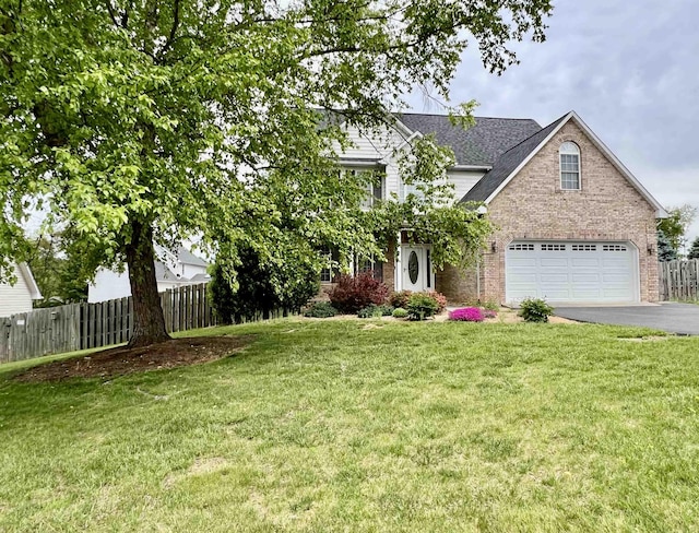 30 Sir Robin Rd, Waynesboro, VA 22980 - view of front of home featuring asphalt driveway, a garage, brick siding, and a shingled roof