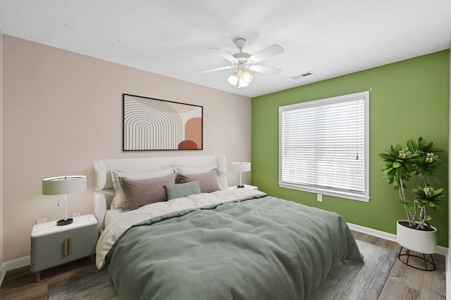 30 Sir Robin Rd, Waynesboro, VA 22980 - bedroom featuring baseboards, wood finished floors, and ceiling fan