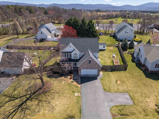 30 Sir Robin Rd, Waynesboro, VA 22980 - aerial view of residential area with a mountain backdrop