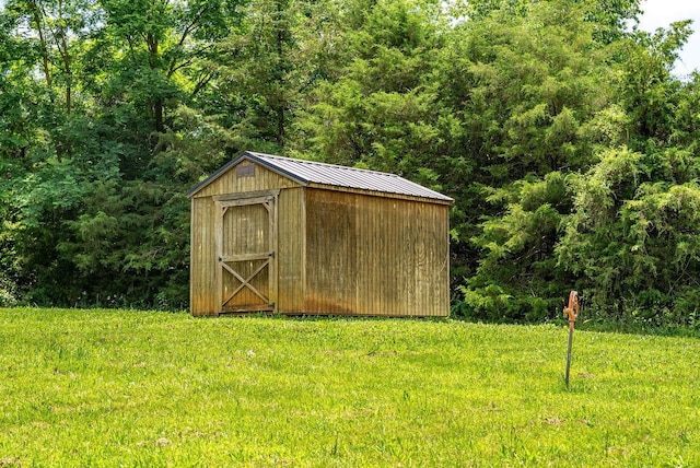 3930 Williams Ln, Elkton, VA 22827 - view of shed featuring a wooded view