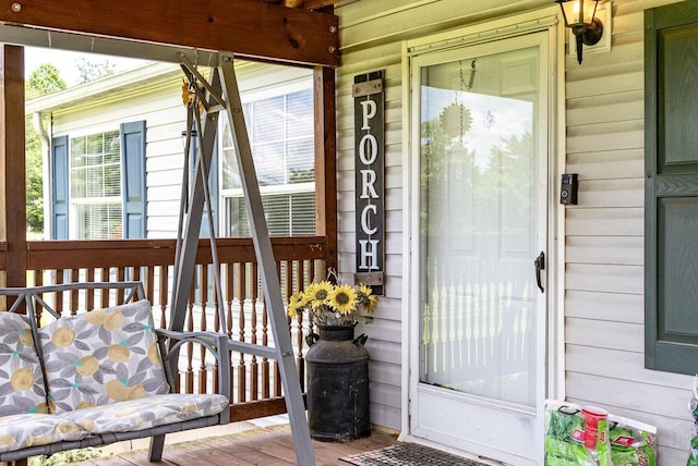 3930 Williams Ln, Elkton, VA 22827 - property entrance with a porch