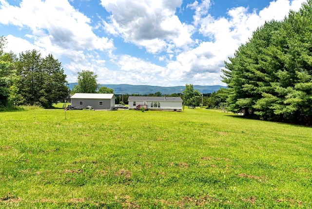 3930 Williams Ln, Elkton, VA 22827 - view of grassy yard with a mountain view