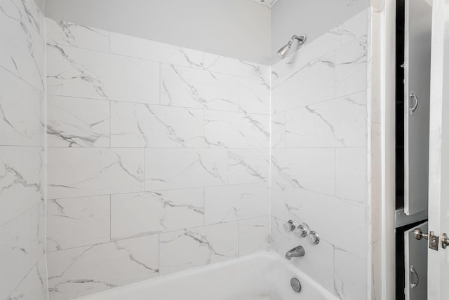 bathroom featuring shower / bathtub combination