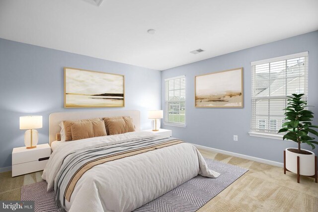 6056 Greenspring Rd, Fredericksburg, VA 22407 - bedroom with multiple windows and light colored carpet