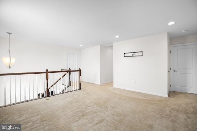 6056 Greenspring Rd, Fredericksburg, VA 22407 - carpeted spare room with recessed lighting and baseboards