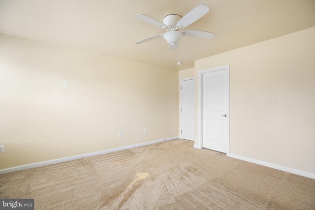6056 Greenspring Rd, Fredericksburg, VA 22407 - unfurnished room with a ceiling fan and light colored carpet
